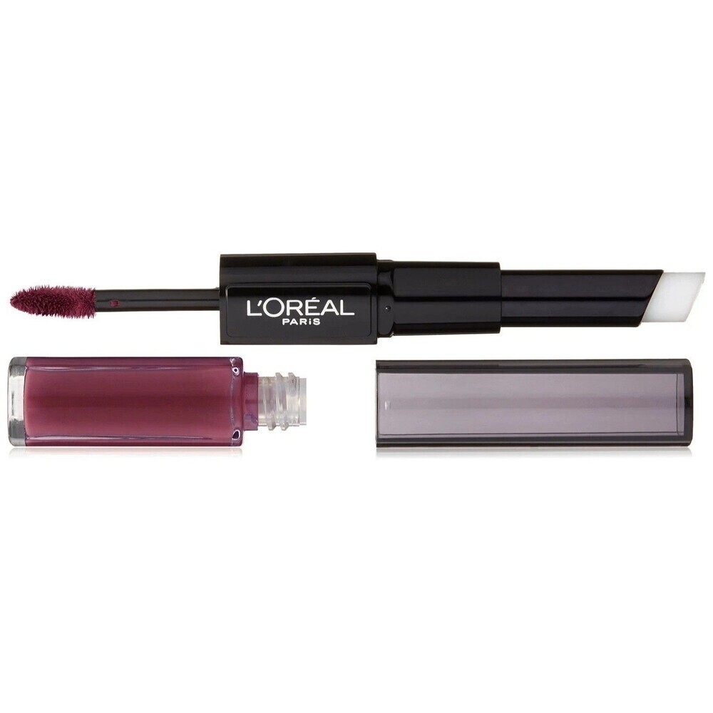 L'OREAL Infallible Pro Last Lipcolor 215 Raisin Revival - 0.17oz Two Step Sealed
